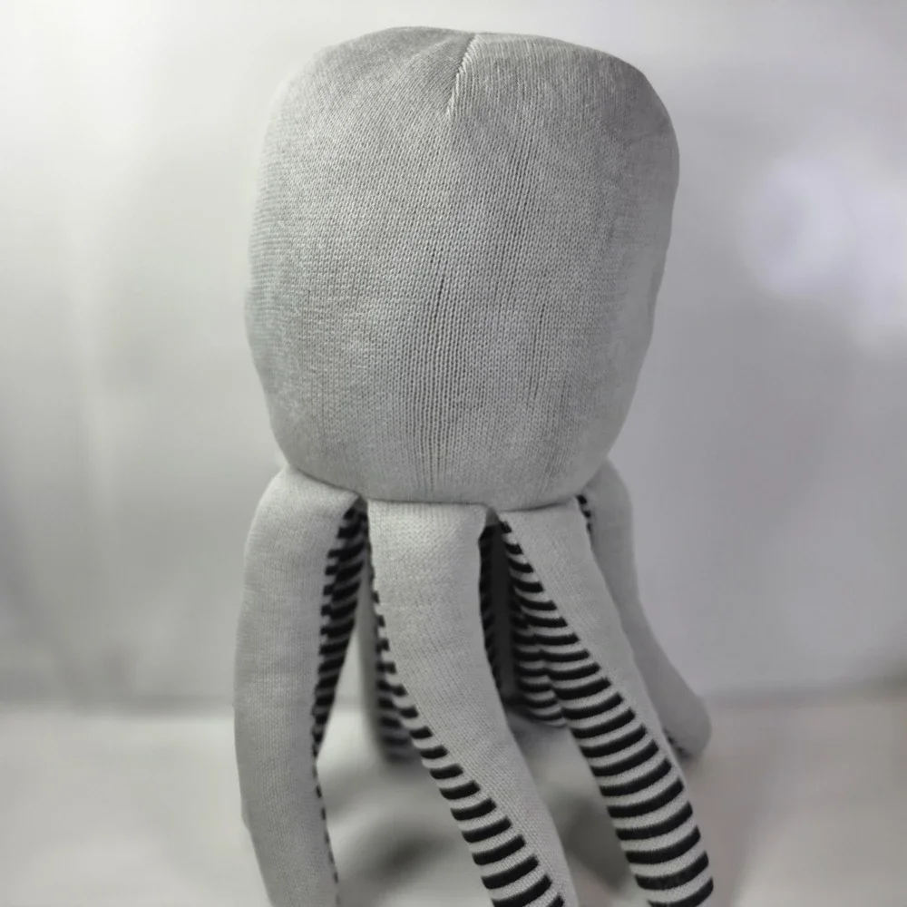 Pillowfort Target Gray Octopus Knit Throw Pillow Plush Nautical Decor 18